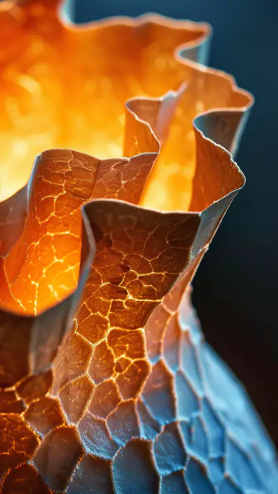 Salt Glazed Stoneware Texture, AI-generated texture phone wallpaper