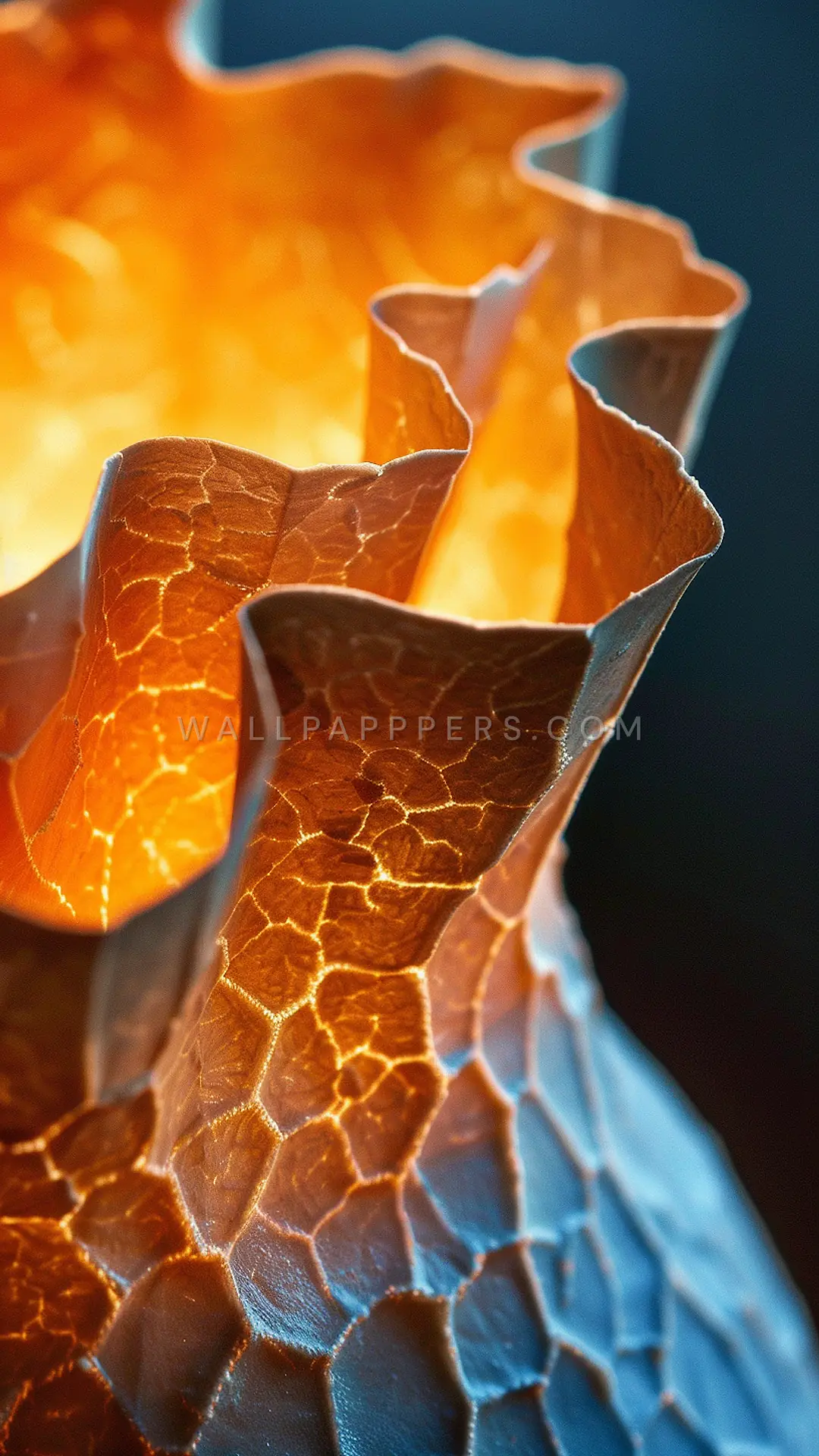 Salt Glazed Stoneware Texture, AI-generated texture phone wallpaper