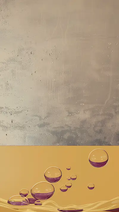 Glassy Surface Reflection, AI-generated vaporwave phone wallpaper