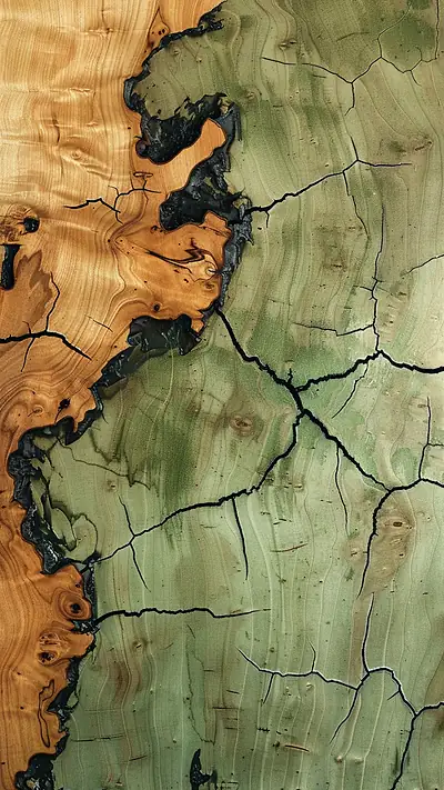 Spalted Maple Texture, AI-generated texture phone wallpaper