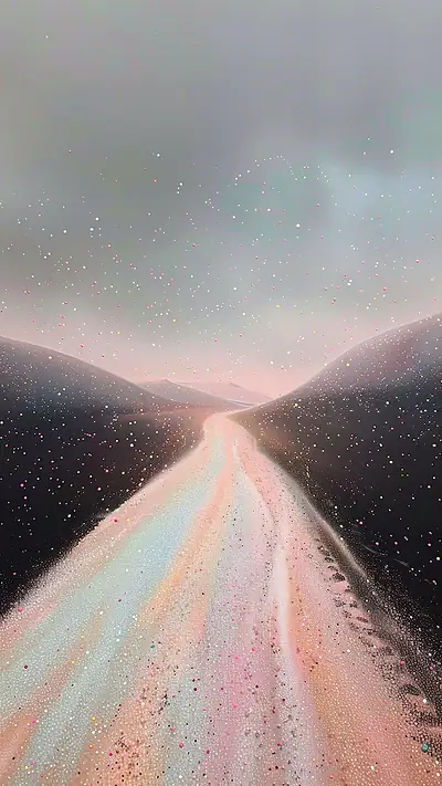 Namib Sand Sea Dunes, AI-generated desert phone wallpaper