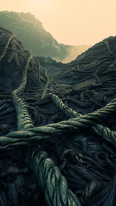 Textured Lava Field, AI-generated volcanic phone wallpaper