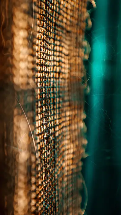 Intricate Linen Weave, AI-generated texture phone wallpaper